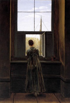 Caspar David Friedrich: Kobieta przy oknie
